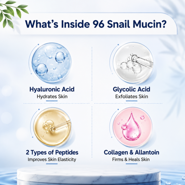 Snail Peptide 96 Hydrating Face Wash with Snail Mucin | 80 ml - Image 4