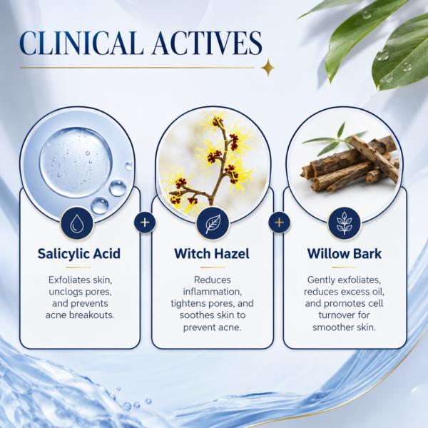 2% Salicylic Acid Gel Face Wash for Active Acne | 80 ml - Image 3