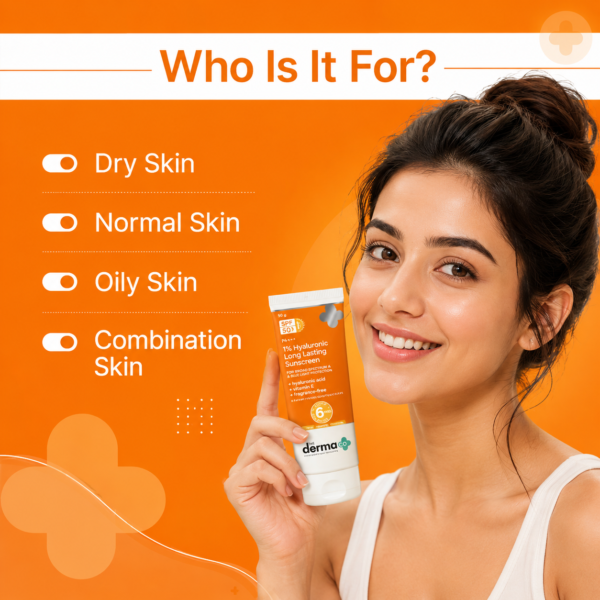 1% Hyaluronic Long Lasting Sunscreen SPF 50 & PA++++ | 50 g - Image 3