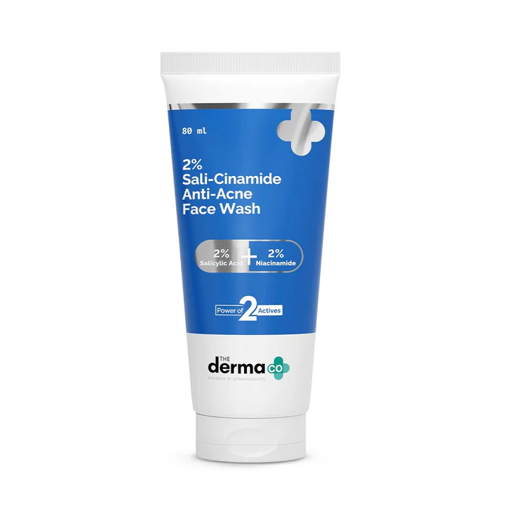 the derma co face wash 2% Sali-Cinamide Anti-Acne Face Wash | 80 ml - Image 1