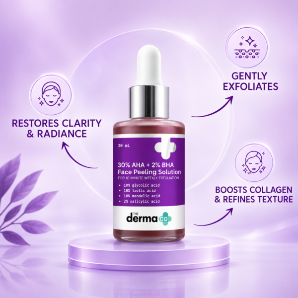 30% AHA + 2% BHA Peeling Solution For 10 Minute Weekly Exfoliation | 30ml - Image 4