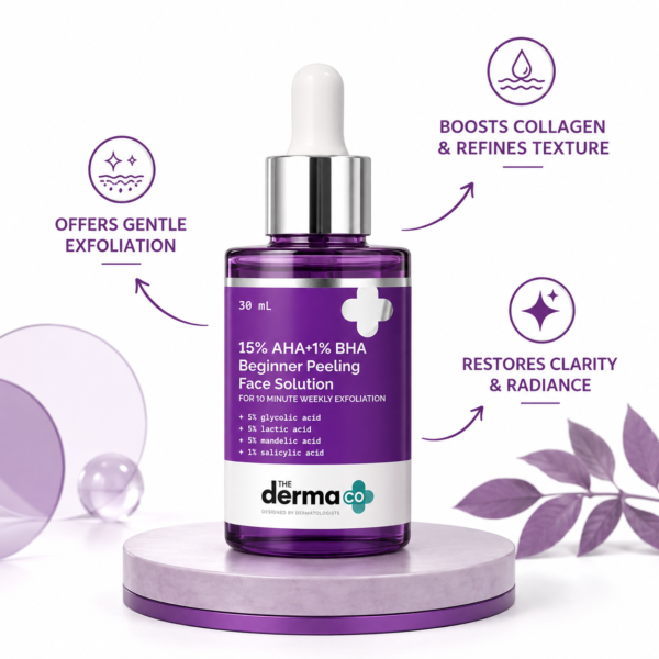 15% AHA+1% BHA Beginner Face Peeling Solution | 30ml - Image 4