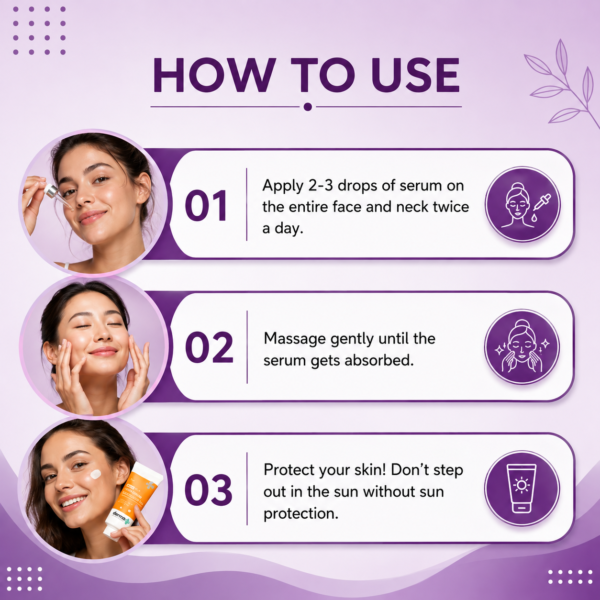 2% Alpha Arbutin Face Serum For Dark Sports & uneven Skin Tone | 30 ml - Image 3