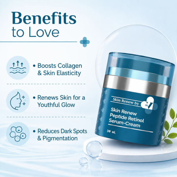 The Derma Co. X Dr V Skin Renew Peptide Retinol Serum-Cream | 30 ml - Image 3