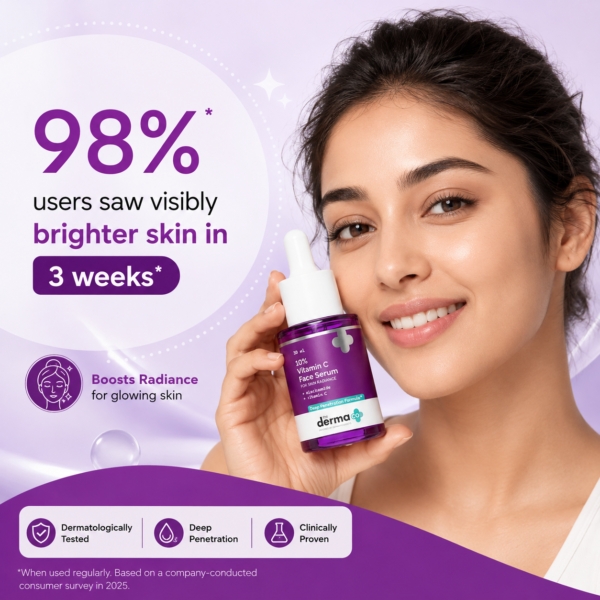 10% Vitamin C Face Serum with 5% For Skin Radiance | 30ml - Image 3