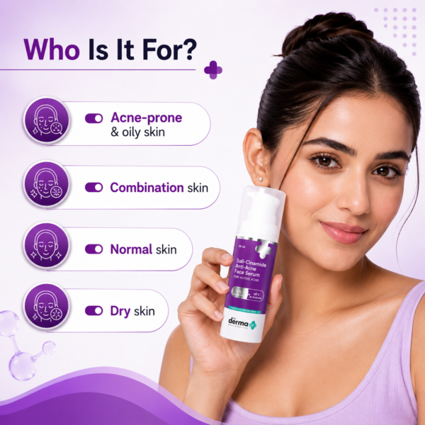 2% Salicylic Acid Anti-Acne Face Serum For Acne & Acne Marks with 5% Niacinamide | 30ml - Image 3
